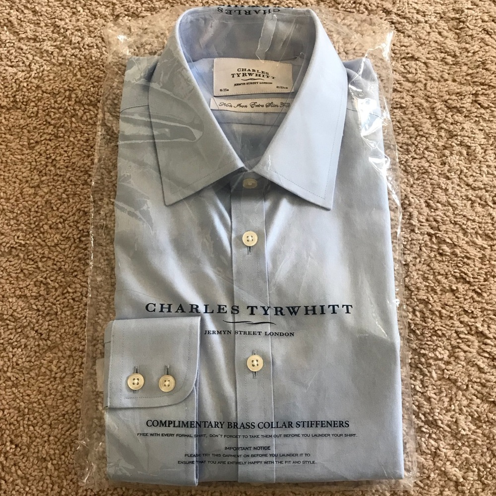 ✨NWT✨ Charles Tyrwhitt Extra Slim Fit Dress Shirt
